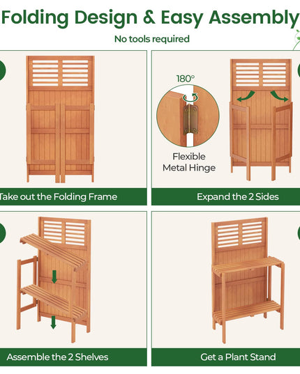 Giantex Folding Potting Bench