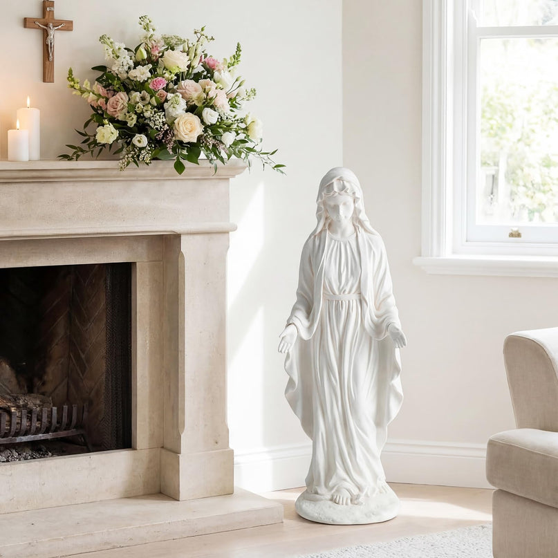 Giantex Virgin Mary Garden Statue 29.5" for Lawn