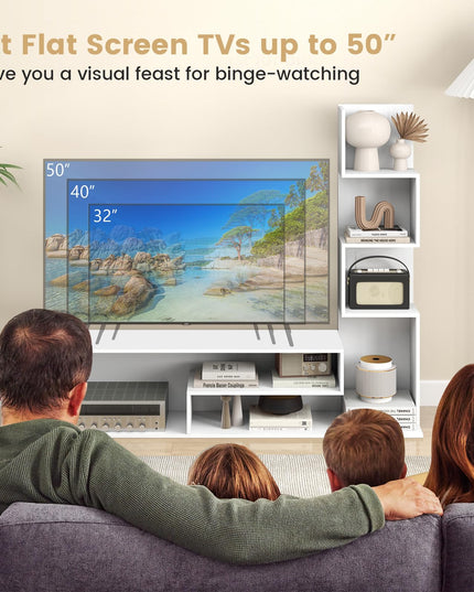Giantex Book Shelf TV Stand for 50 Inch TV