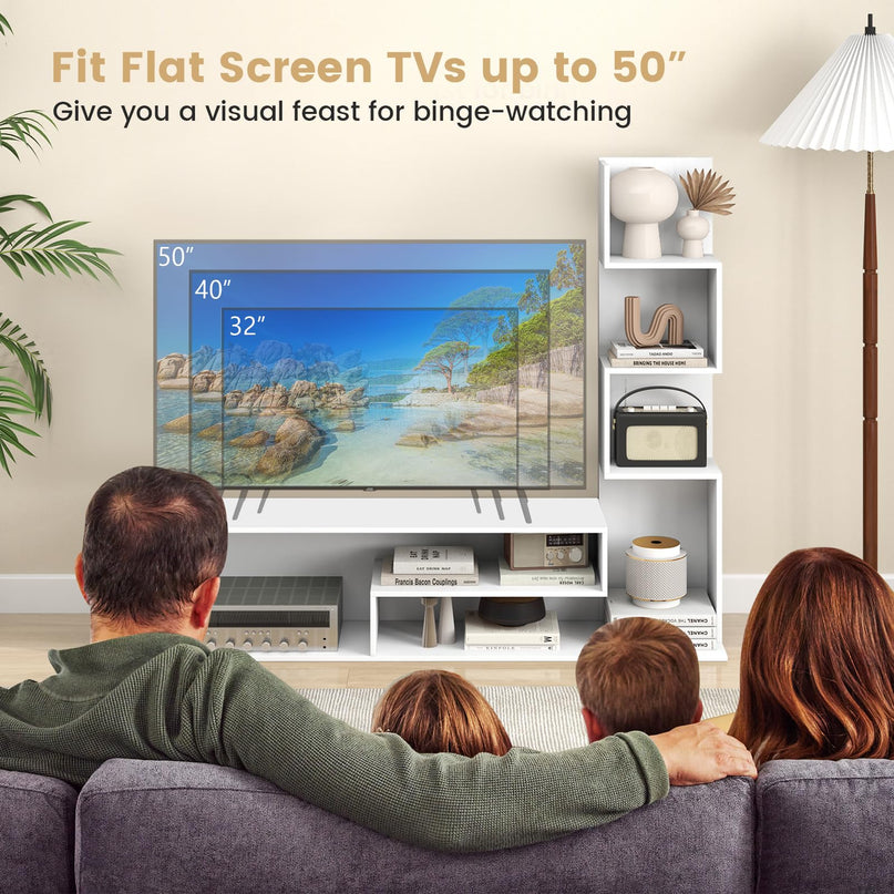 Giantex Book Shelf TV Stand for 50 Inch TV