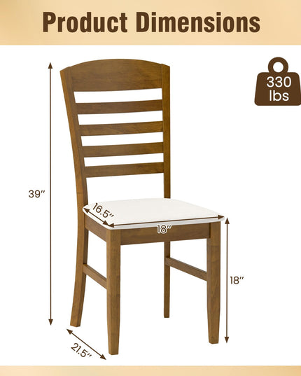 Giantex Wooden Dining Chairs Set