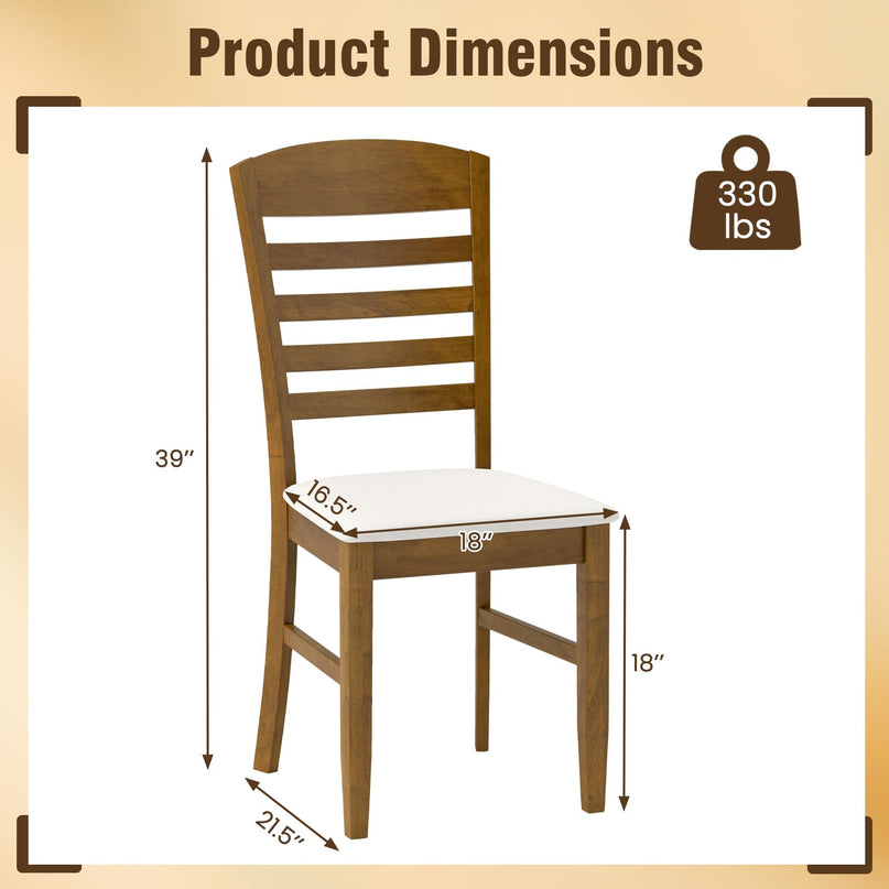 Giantex Wooden Dining Chairs Set