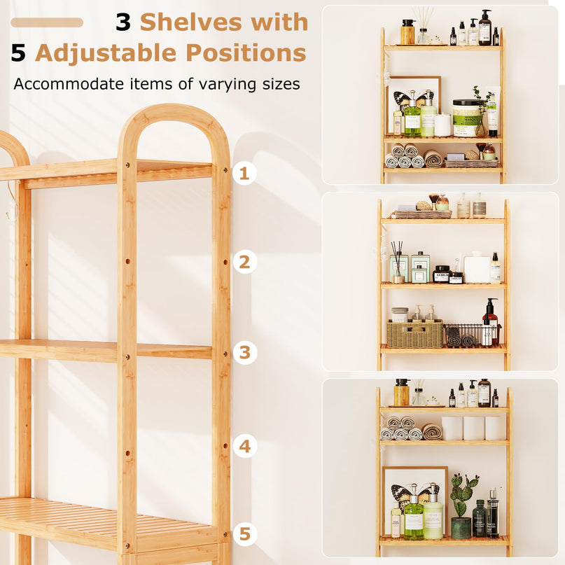 Giantex Over The Toilet Storage Cabinet for Washroom