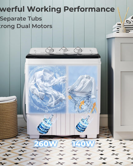 Giantex Portable Washing Machine 20 LBS Washer & Spinner Combo