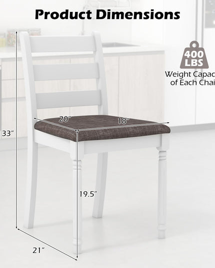 Giantex Wooden Dining Chairs Set