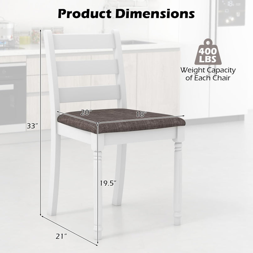 Giantex Wooden Dining Chairs Set