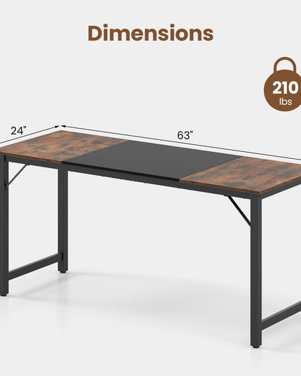 Giantex 1/2/4/6 PCS 63" x 24" Rectangular Large Meeting Room Desk