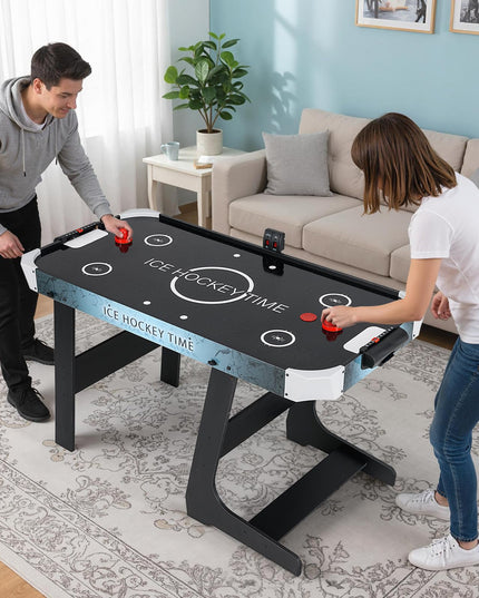 Table de hockey sur air Giantex 56 pouces avec tableau de bord numérique à LED et moteur puissant de 12 V