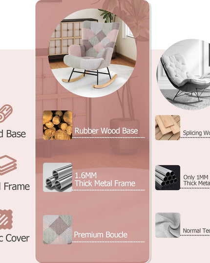 Giantex Nursery Rocking Chair for Living Room