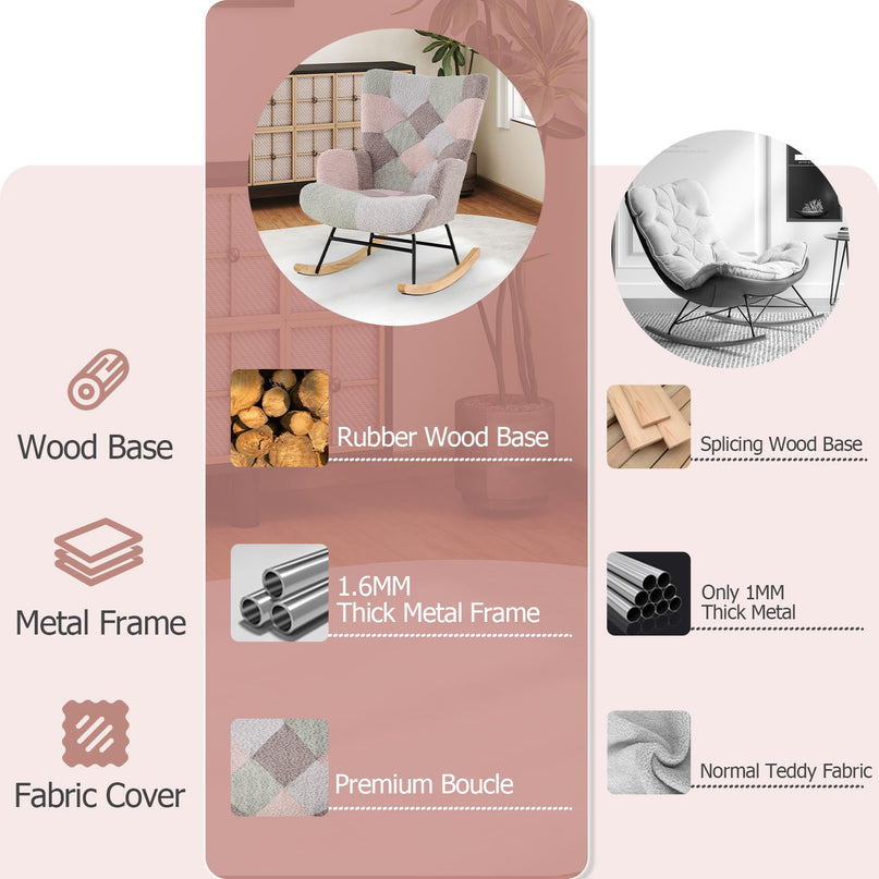 Giantex Nursery Rocking Chair for Living Room