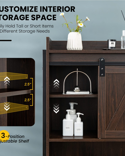 Giantex Over The Toilet Storage Cabinet
