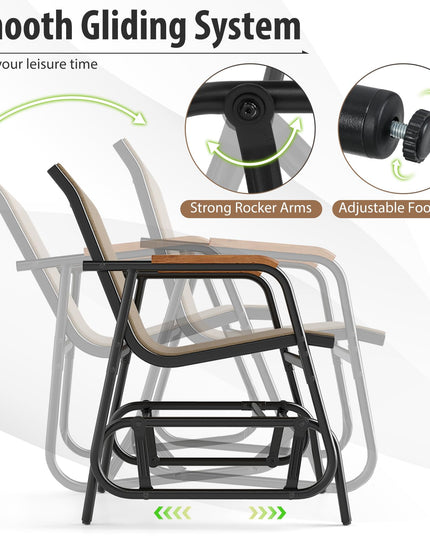 Giantex 3-Piece Outdoor Glider Set