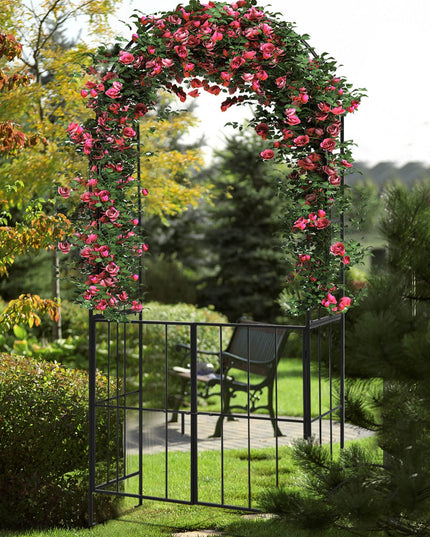 Giantex Garden Arbor Trellis with Door