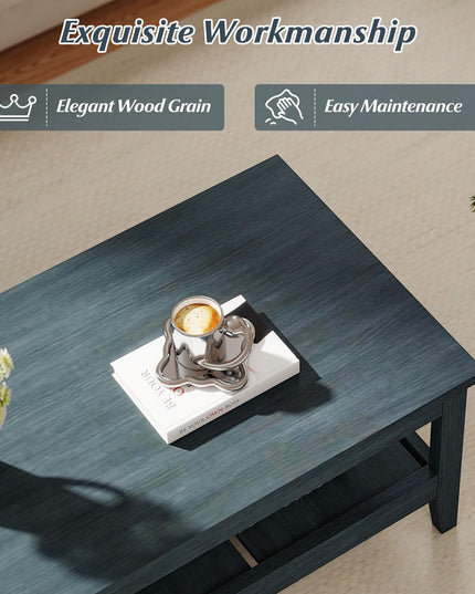 Giantex Mid Century Modern Coffee Table for Reception