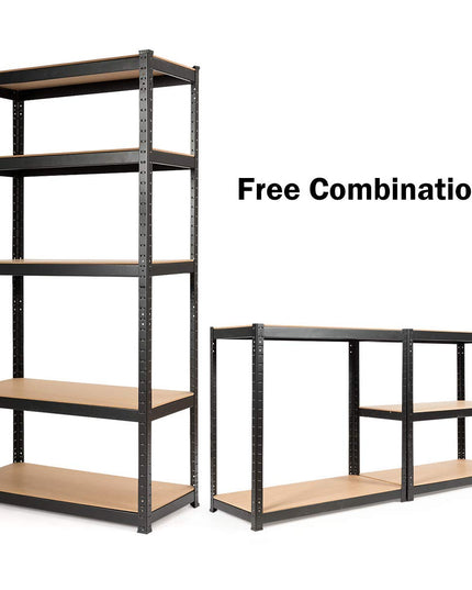 Storage Shelving Rack Utility Shelf 5-Tier | Heavy Duty 2750LBS Garage Shelves Shelving