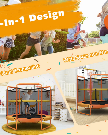 Giantex 60" Toddler Trampoline