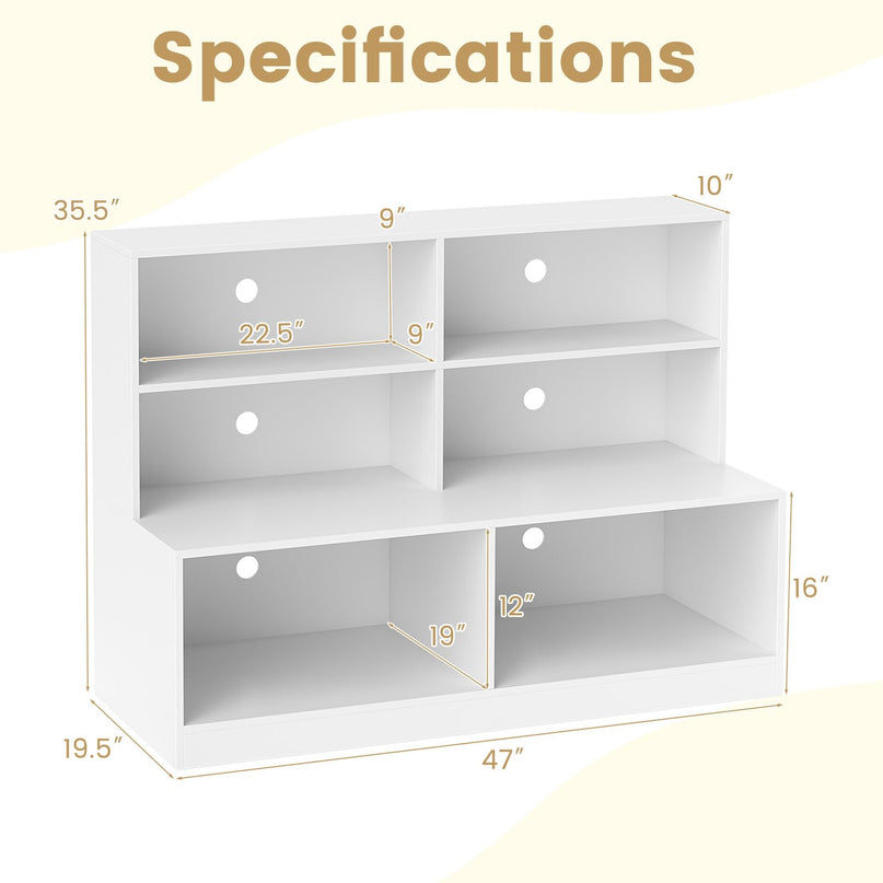 Giantex Storage Bench with Shelf for Living Room
