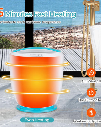 Giantex Towel Warmer Bucket - Hot Towel Warmer for Bathroom Spa
