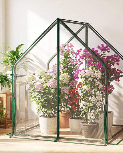 Giantex Mini Greenhouse with Sturdy Metal Frame