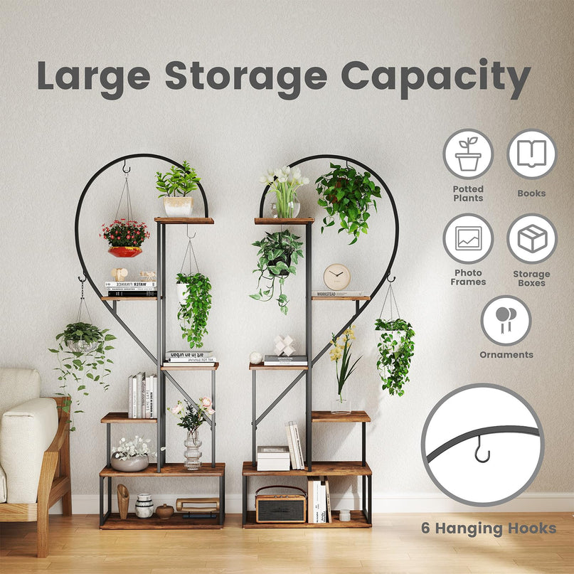 Giantex 6 Tier Tall Plant Stand Indoor for Living Room Balcony
