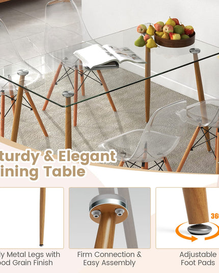 Giantex 5-Piece Dining Table Set