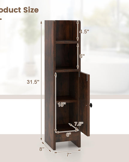 Giantex Slim Bathroom Cabinet for Bathroom
