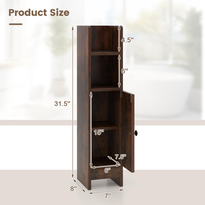 Giantex Slim Bathroom Cabinet for Bathroom