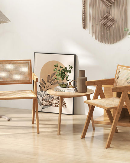 Giantex Rattan Accent Chair Set of 2