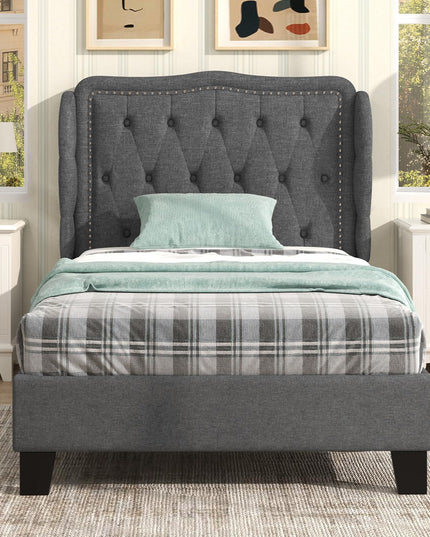 Giantex Twin Bed Frames with Headboard