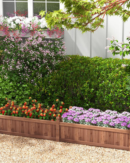 Giantex Wood Raised Garden Bed