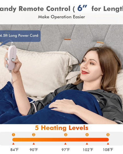 Giantex Electric Heated Throw Blanket