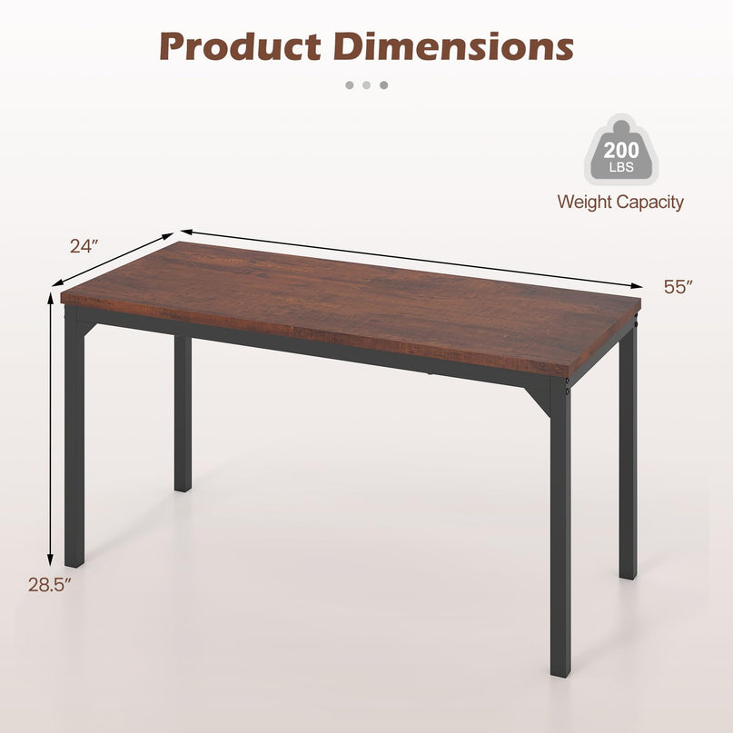 Giantex Conference Table 55" L x 24" W Large Meeting Table