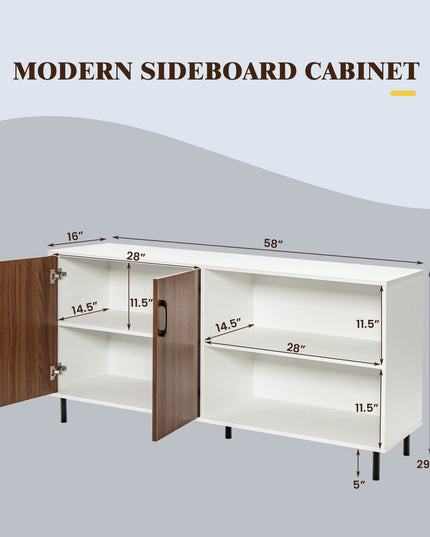 Giantex Buffet Sideboard, Modern Storage Cabinet