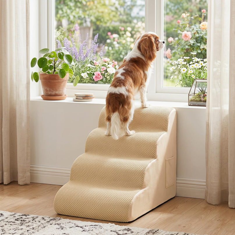 Giantex Dog Ramp Stairs for Small Dogs Puppy Cats Older