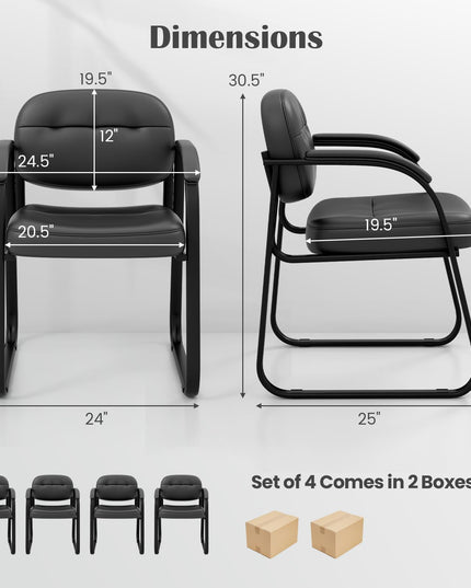 Giantex Waiting Room Chairs Set - Reception Chairs