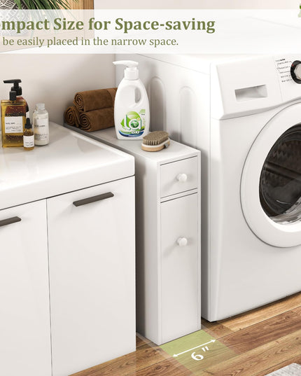 Giantex Small Bathroom Storage Cabinet