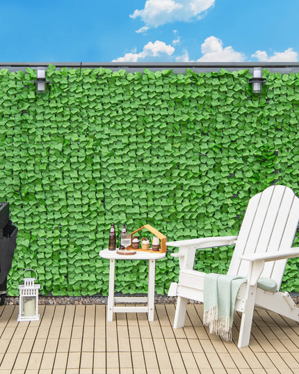 Giantex 118" x 39.4" Artificial Hedges Fence Faux Ivy Vine Greenery Wall