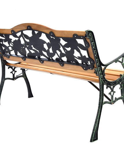 Giantex 50'' Patio Park Garden Bench, Weather Proof Porch Path Chair
