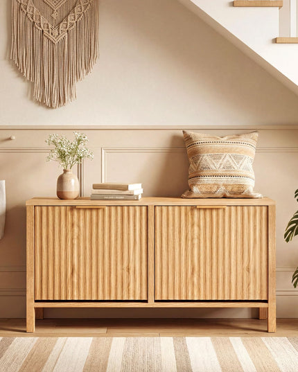 Banc de rangement pour chaussures Giantex avec 2 tiroirs basculants