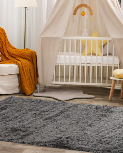 Giantex Shag Area Rug, Anti-Skid Fluffy Rugs