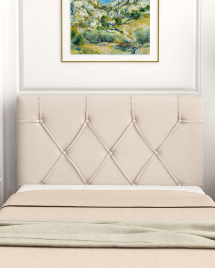 Tête de lit rembourrée Giantex pour lit jumeau/jumeau XL, tête de lit jumeau murale uniquement