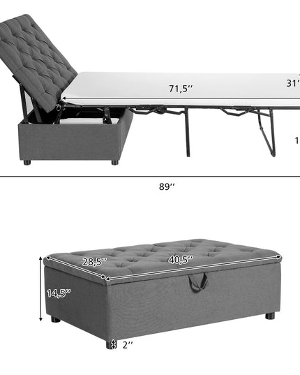 Giantex Ottoman Folding Bed