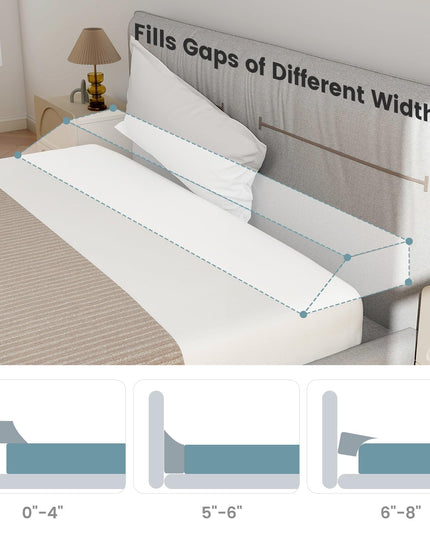 Giantex Bed Wedge Pillow for Headboard Gap Filler