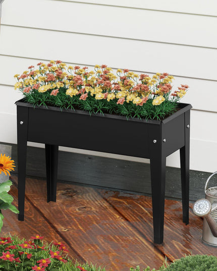 Giantex Metal Raised Garden Bed with Legs(24”x11”x18”)