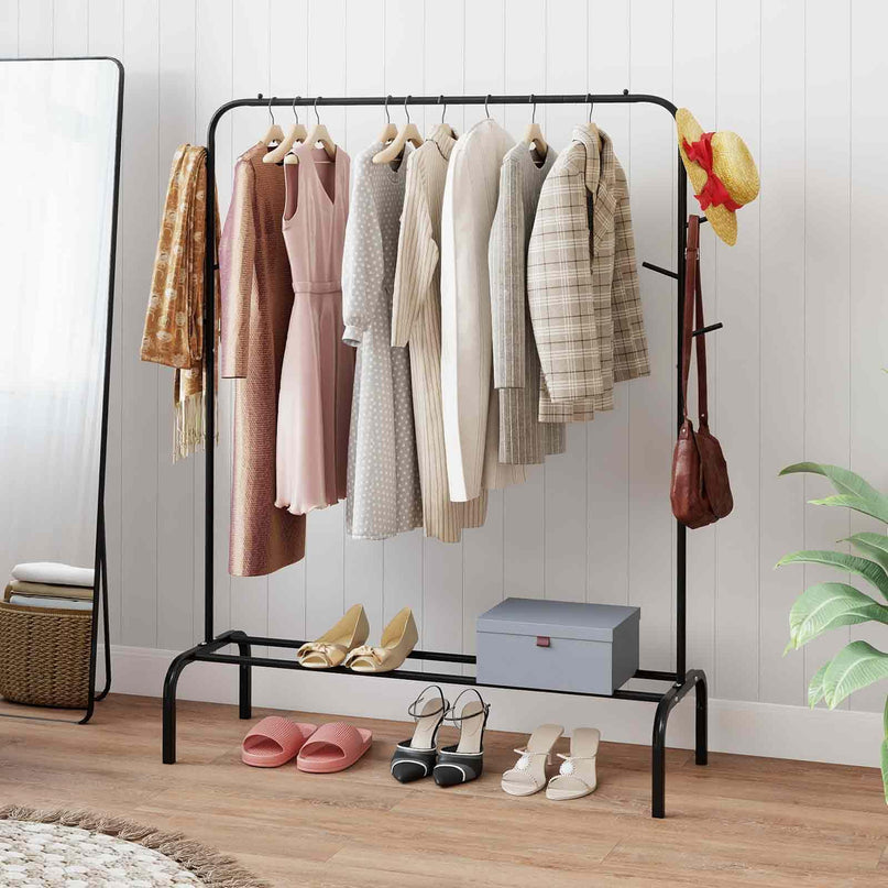 Giantex Garment Clothing Rack 50 Inch Wide Freestanding Clothes Rack