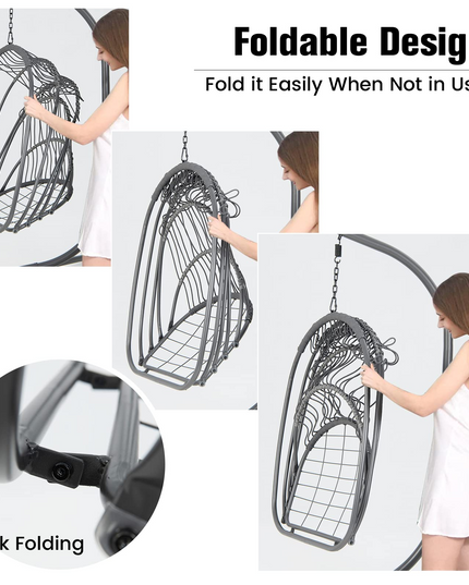 Giantex Egg Chair Hammock Stand - Hanging Swing with Stand