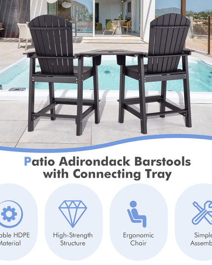 Giantex Tall Adirondack Chair Set