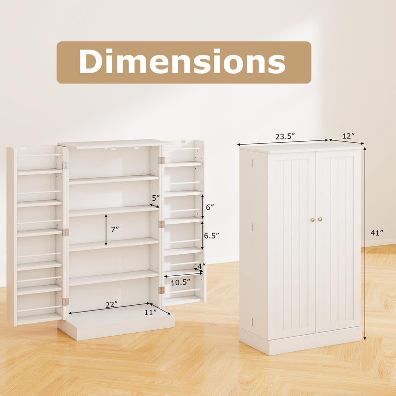 Giantex 41" Kitchen Pantry Cabinet