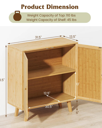 Giantex Buffet Cabinet with Storage for Living Room Kitchen Entryway