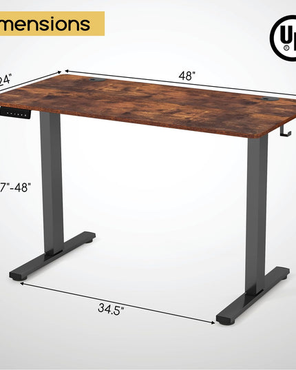 Giantex Electric Standing Desk, Height Adjustable Stand up Desk